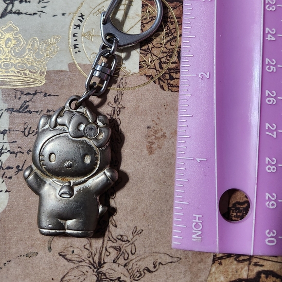 Imported Vintage Retro Rare Helly Kitty keychain pendant '76 '99 Sanrio - Picture 2 of 7